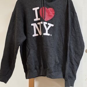 Charcoal 'I Love NY' Hoodie
